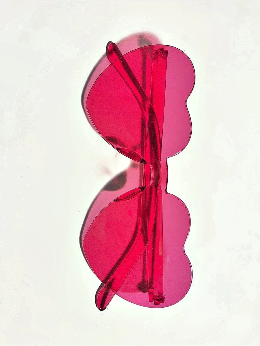 Hot Pink Heart-Shaped Sunglasses (9)